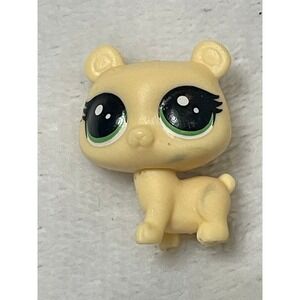 Littlest Pet Shop LPS Yellow Bear Cub Toy Figure C 3632A 01601